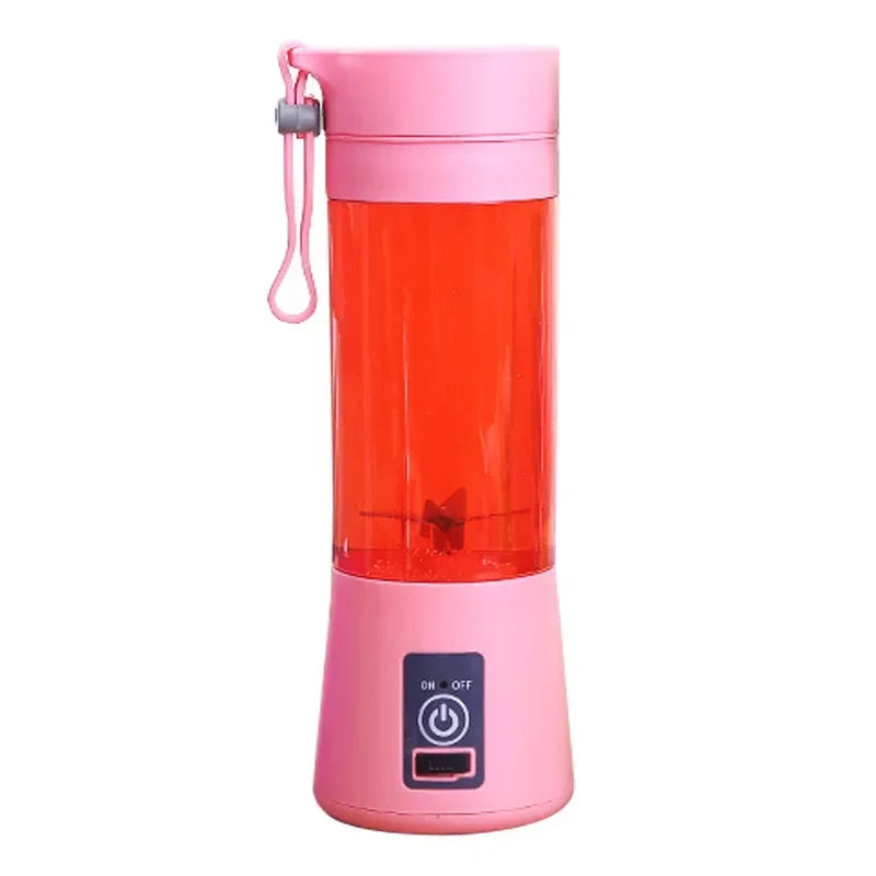 Mini 380ML Portable Blender for Shakes and Smoothies Rechargeable USB Traveling Fruit Juicer Cup Hand Fruit Blender Juicing Cup